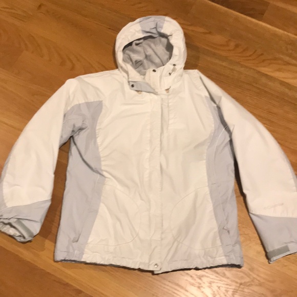 Columbia Jackets & Blazers - Columbia Jacket Coat Large White Gray Snow Ski